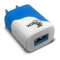 Xtech Cargador de Pared XTG-213, 1x USB 2.0, Azul/Blanco - Precio por Pieza - Envío Gratis