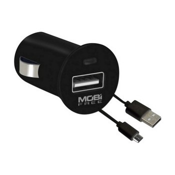 Mobifree Cargador para Auto con Cable USB 2.0 MB-01066, USB, Negro - Envío Gratis