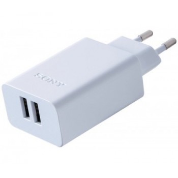 Sony Cargador CP-AD2M2 de 2 Puertos USB 2.0, Blanco - Envío Gratis