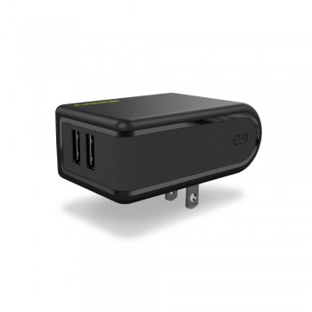 PureGear Cargador 60714PG de 2 Puertos USB 2.0, 24W, Negro - Envío Gratis