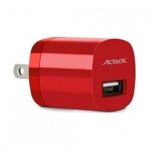 Acteck Cargador USB de Pared CD-002 Teck To Go, Rojo - Envío Gratis