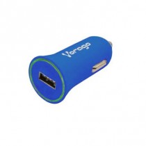 Vorago Cargador de Auto AU-101, 5V, 1x USB 2.0, Azul - Envío Gratis