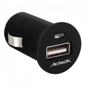 Acteck Cargador para Auto RT-0215, 12V, USB 2.0, Negro - Envío Gratis