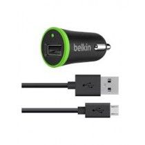 Belkin Universal Cargador para Auto + Cable Micro USB, 10W, 2.1A, Negro - Envío Gratis