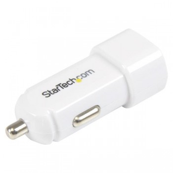 StarTech.com Cargador USB para Auto de 2 Puertos, 3.4A, Blanco - Envío Gratis
