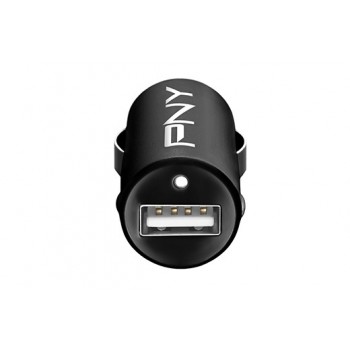 PNY Cargador para Auto P-P-DC-UF-K01-GE, 5V, 2100mAh, USB 2.0, Negro - Envío Gratis