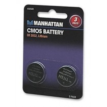 Manhattan Batería CMOS 2032, 3V, 2 Piezas - Envío Gratis