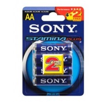 Sony Pilas Stamina Plus AA, 1.5V, 6 Piezas - Envío Gratis