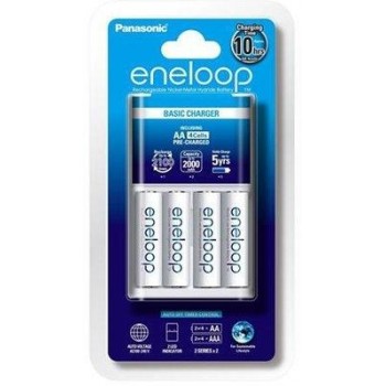 Panasonic Cargador Enloop para 1-4 Pilas AA - Envío Gratis