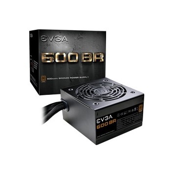 Fuente de Poder EVGA 100-BR-0600-K1 80 PLUS Bronze, 24-pin ATX, 120mm, 600W - Envío Gratis