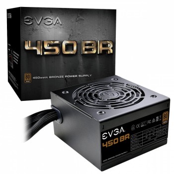 Fuente de Poder EVGA 450 BR 80 PLUS Bronze, 24-pin ATX, 120mm, 450W - Envío Gratis