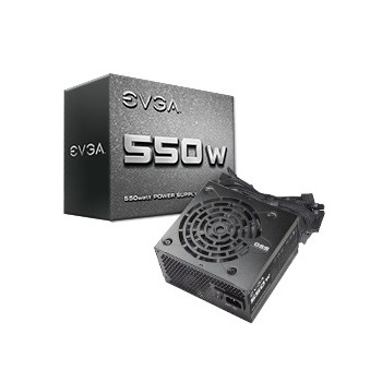 Fuente de Poder EVGA 100-N1-0550-L1, 20+4 pin ATX, 120mm, 550W - Envío Gratis