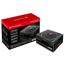 Fuente de Poder Thermaltake Smart Pro RGB 80 PLUS Bronze, 24-pin ATX, 140mm, 650W - Envío Gratis