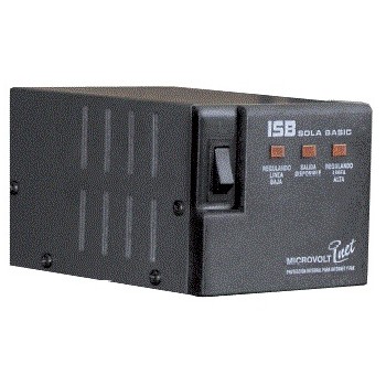 Regulador Industrias Sola Basic Microvolt Inet, 1200VA, Entrada 100-127V - Envío Gratis