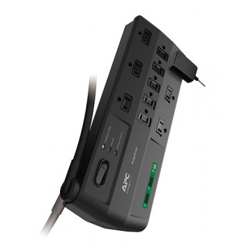 APC Supresor de Picos SurgeArrest P11U2, 11 Contactos, 2x USB, 120V - Envío Gratis