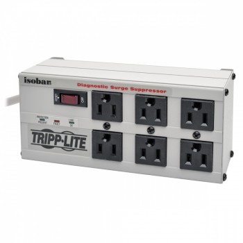 Tripp Lite Supresor de Picos ISOBAR6, 2350J, 1440W, Entrada 120V, 6 Contactos - Envío Gratis