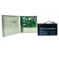 Enson Kit de Fuente de Poder PSB-1204B, 4 Salidas, Entrada 100 - 240V, Salida 12V + Batería 12V - Envío Gratis