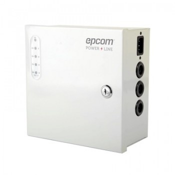 Epcom Fuente de Poder para 4 Cámaras PLK-24-AC-4A, 96W, Entrada 96 - 264V, Salida 21 - 28V - Envío Gratis
