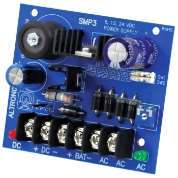 Altronix Tarjeta de Fuente de Poder SAMP3, Entrada 16 - 28V, Salida 6/12/24V - Envío Gratis