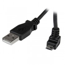 StarTech.com Cable USB 2.0 para Teléfono Móvil, USB A - Micro USB B, Ángulo Hacia Arriba, 1 Metro - Envío Gratis