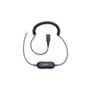 Jabra Cable GN1216 Avaya, QD Macho - RJ-9 Macho, 80cm, Negro - Envío Gratis