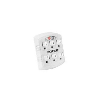 Forza Power Technologies Multicontacto de Pared FWT-665, 6 Contactos, 125V, 15A, con Luz Nocturna - Envío Gratis