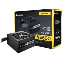 Fuente de Poder Corsair VS600 80 PLUS White, ATX, 120mm, 600W - Envío Gratis