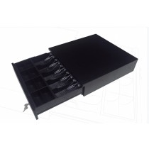 Cajón de Dinero Ghia GCD581 con Llave, 5.7Kg, Negro