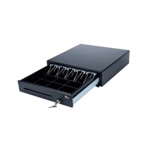 Cajón de Dinero Qian QCD1702, con Llave, 6.4kg, Negro