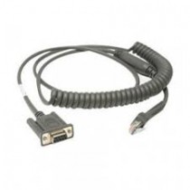 Zebra Cable RS-232 Hembra - RJ45 Macho, 2.8 Metros, Negro