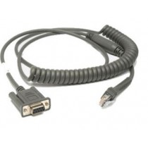 Zebra Cable RS-232 DB-9 Hembra 2.8 Metros, Negro