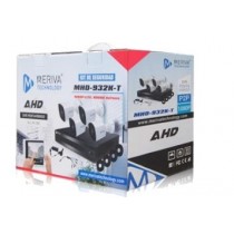 Meriva Security Kit de Vigilancia de 4 Cámaras CCTV Bullet y 4 Canales, con Grabadora DVR