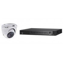 GVS Security Kit de Vigilancia de 4 Cámaras CCTV y 4 Canales, con Grabadora DVR