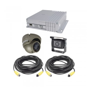 Epcom Kit de Vigilancia XMR400HKIT de 1 Cámara CCTV y 4 Canales, con Grabadora DVR