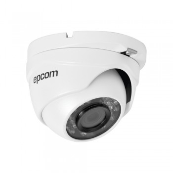 Epcom Cámara CCTV Domo Turbo HD IR para Interiores/Exteriores LE7-TURBO-W, Alámbrico, 1280 x 720 Pixeles, Día/Noche