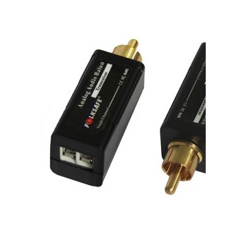 Folksafe Transceptor de Audio FS-1001AA, RCA Macho, hasta 1500m a través de UTP Cat5e/6