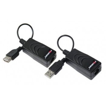 Folksafe Extensor USB por Cable UTP, 100 Metros