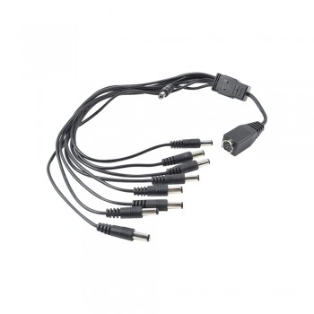 Hikvision Cable Alimentador de 9 Vías, 12Vcd, para 8 Cámaras Hickvision