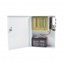 Epcom Fuente de Poder para 8 Cámaras PLK-12-DC-8A-BK, 120W, Entrada 96 - 264V, Salida 12 - 15 V