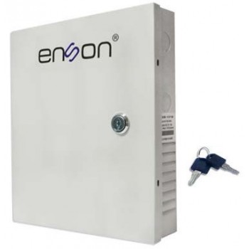 Enson Fuente de Poder para Cámaras PSB-1218, 18 Salidas, Entrada 100 - 240V, Salida 12V