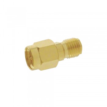 Syscom Conector Coaxial SMA Macho - SMA Hembra, Oro