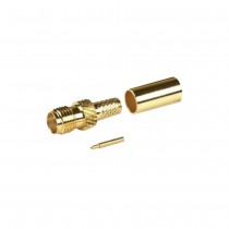 Epcom Conector Coaxial SMA Macho - RG-8/X Hembra, Dorado