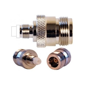 Wilson Electronics Conector Coaxial FME Hembra - N Hembra, Dorado