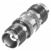 RF Industries Conector Coaxial de Barril TNC Hembra - TNC Hembra, Plata