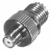 RF Industries Conector Coaxial Mini UHF Hembra - SMA Hembra, Plata