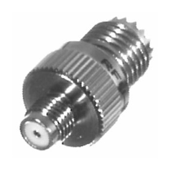 RF Industries Conector Coaxial Mini UHF Hembra - SMA Hembra, Plata