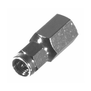 RF Industries Conector Coaxial en Linea FME Macho - SMA Macho, Plata