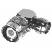 RF Industries Conector Coaxial en Angulo Recto TNC Macho - TNC Hembra, Plata