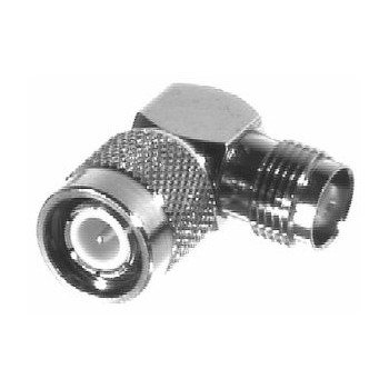 RF Industries Conector Coaxial en Angulo Recto TNC Macho - TNC Hembra, Plata