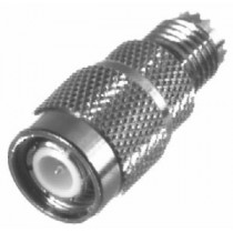 RF Industries Conector Coaxial Mini UHF Hembra - TNC Macho, Plata